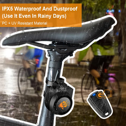 Vridezone 115 dB Wireless E-Bike Anti-Theft Alarm