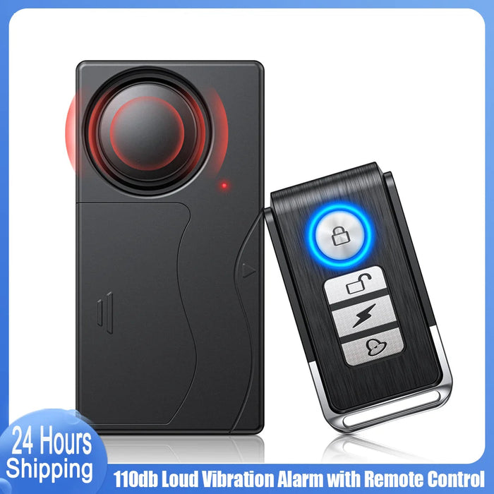 Vridezone 110 dB E-Bike Anti-Theft Vibration Alarm