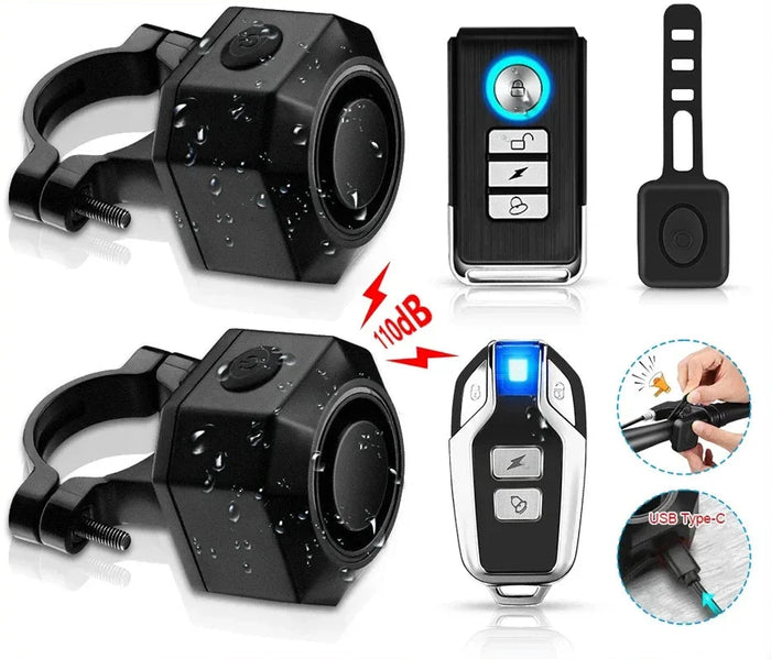 Vridezone 4-in-1 E-Bike Taillight & Anti-Theft Alarm