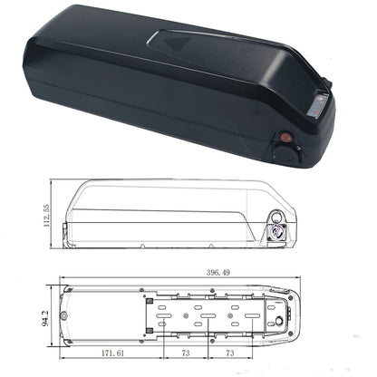 E-Bike Batteries 36V 48V 12Ah 15Ah 20Ah Li-ion Battery for Hitway Colorway BK15 BK27 BK29 Baolujie Poleejiek Electric Bike