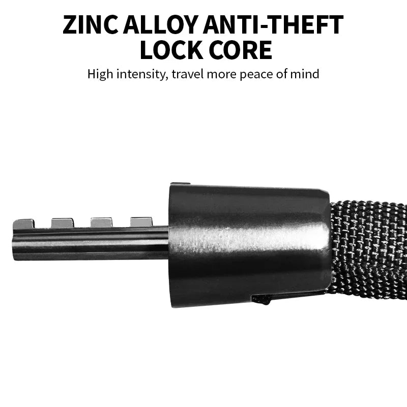 Vridezone 100 cm 4-Digit E-Bike Combination Chain Lock