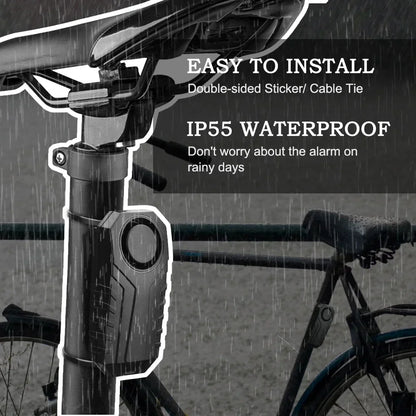 Vridezone 113 dB Wireless E-Bike Anti-Theft Alarm
