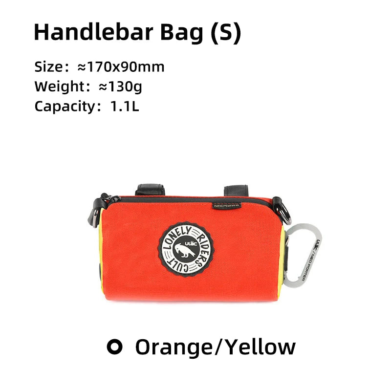 Vridezone Water-Resistant E-Bike Handlebar Bag – 1.1L to 2.7L