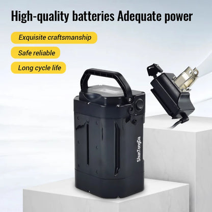 36V 24V Ebike Battery Seat post mounting frog batteria 17.5Ah 14Ah 13Ah 10Ah for Jenney A2B Kuo Magnum 250W 500W Motor batteries