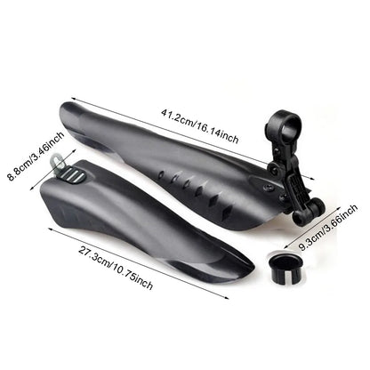 Vridezone 2-Piece Extended E-Bike Mudguard Set