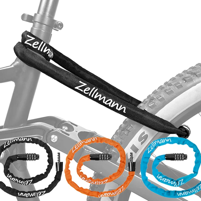 Vridezone 100 cm 4-Digit E-Bike Combination Chain Lock