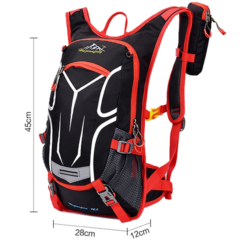 Vridezone E-Bike Hydration Backpack with Helmet Carrier