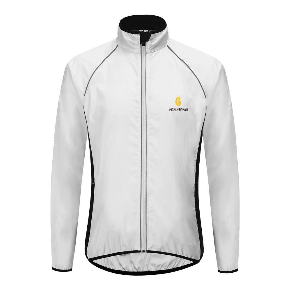 Vridezone Men’s Lightweight Reflective E-Bike Rain Jacket