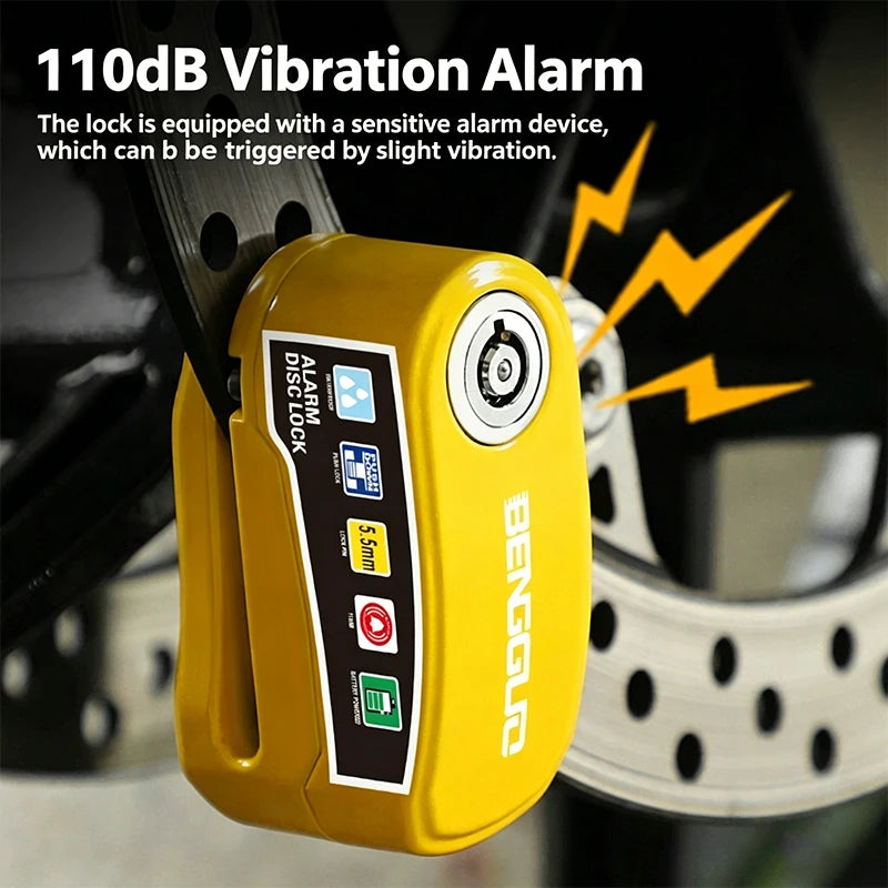 Vridezone 110 dB E-Bike Anti-Theft Disc Brake Lock