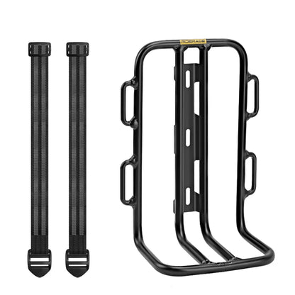 Bicycle Front Fork Shelf Bike Front Rack Carrier Pannier Aluminum Alloy Outdoor Cycling Racks Load Bearing Luggage Shelf Bracket