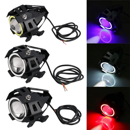 E-Bike Light Headlight Input DC 12V-80V Ebike Handlebar Lamp Electric Scooter LED Front Light HOT