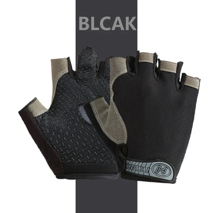 Vridezone Breathable Half-Finger E-Bike Gloves with Wrist Support