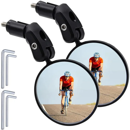 Vridezone 360° Round Convex E-Bike Handlebar Mirror
