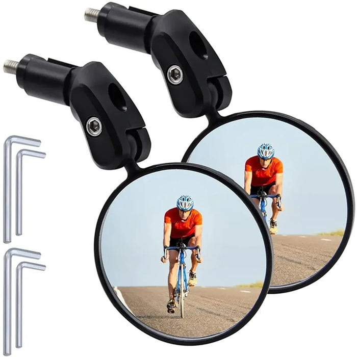 Vridezone 360° Round Convex E-Bike Handlebar Mirror