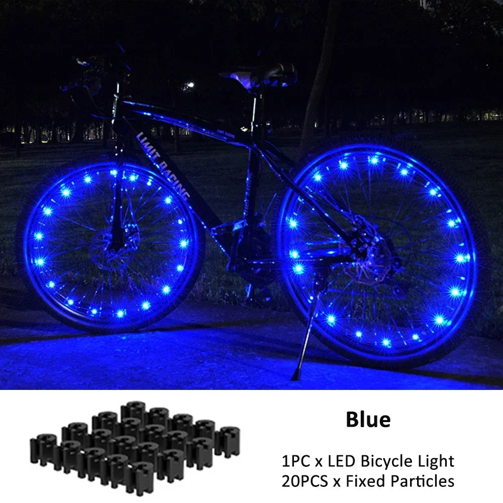 Vridezone IPX6 Colourful LED E-Bike Wheel Spoke Lights