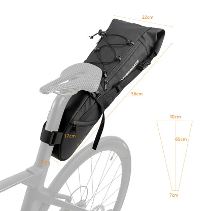 Vridezone 15L Waterproof E-Bike Saddle Bag