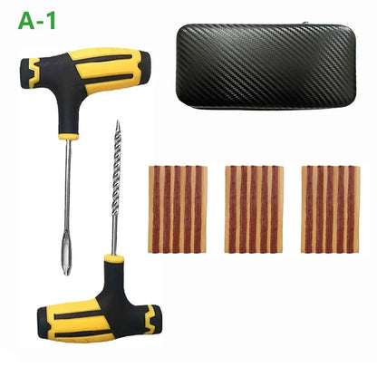 Vridezone Tubeless Tyre Puncture Repair Kit with Rubber Strips