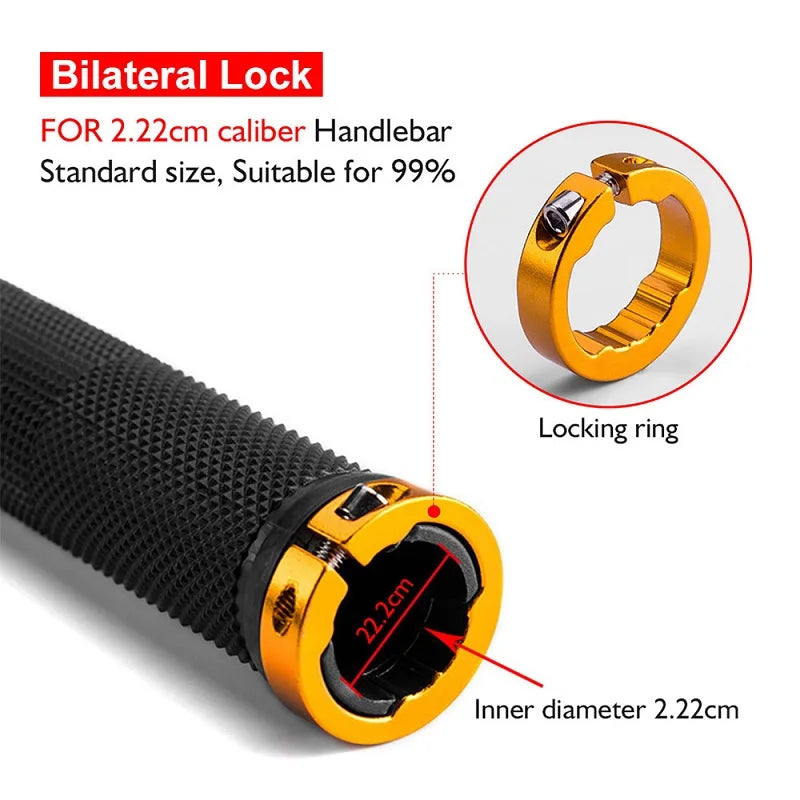 Vridezone Single Lock-On Anti-Slip E-Bike Handlebar Grips