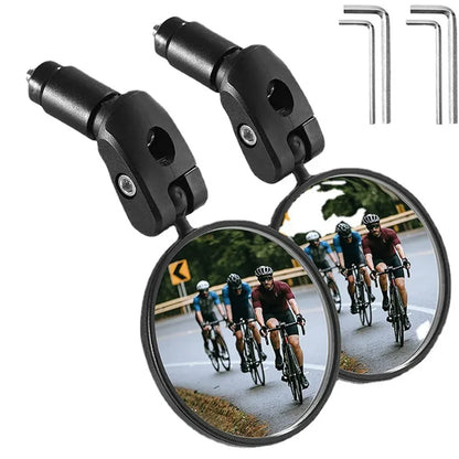 Vridezone 360° Round Convex E-Bike Handlebar Mirror