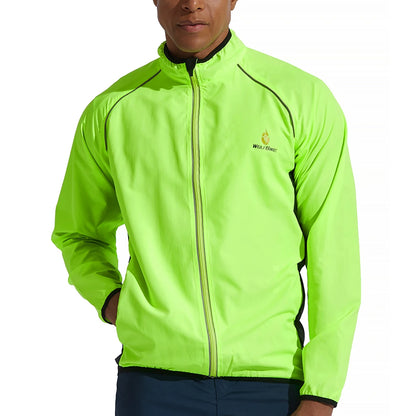 Vridezone Men’s Lightweight Reflective E-Bike Rain Jacket