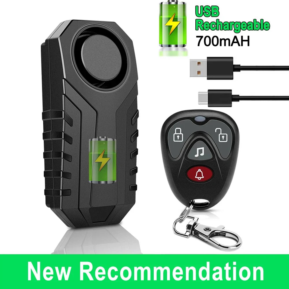 Vridezone 113 dB Wireless E-Bike Anti-Theft Alarm
