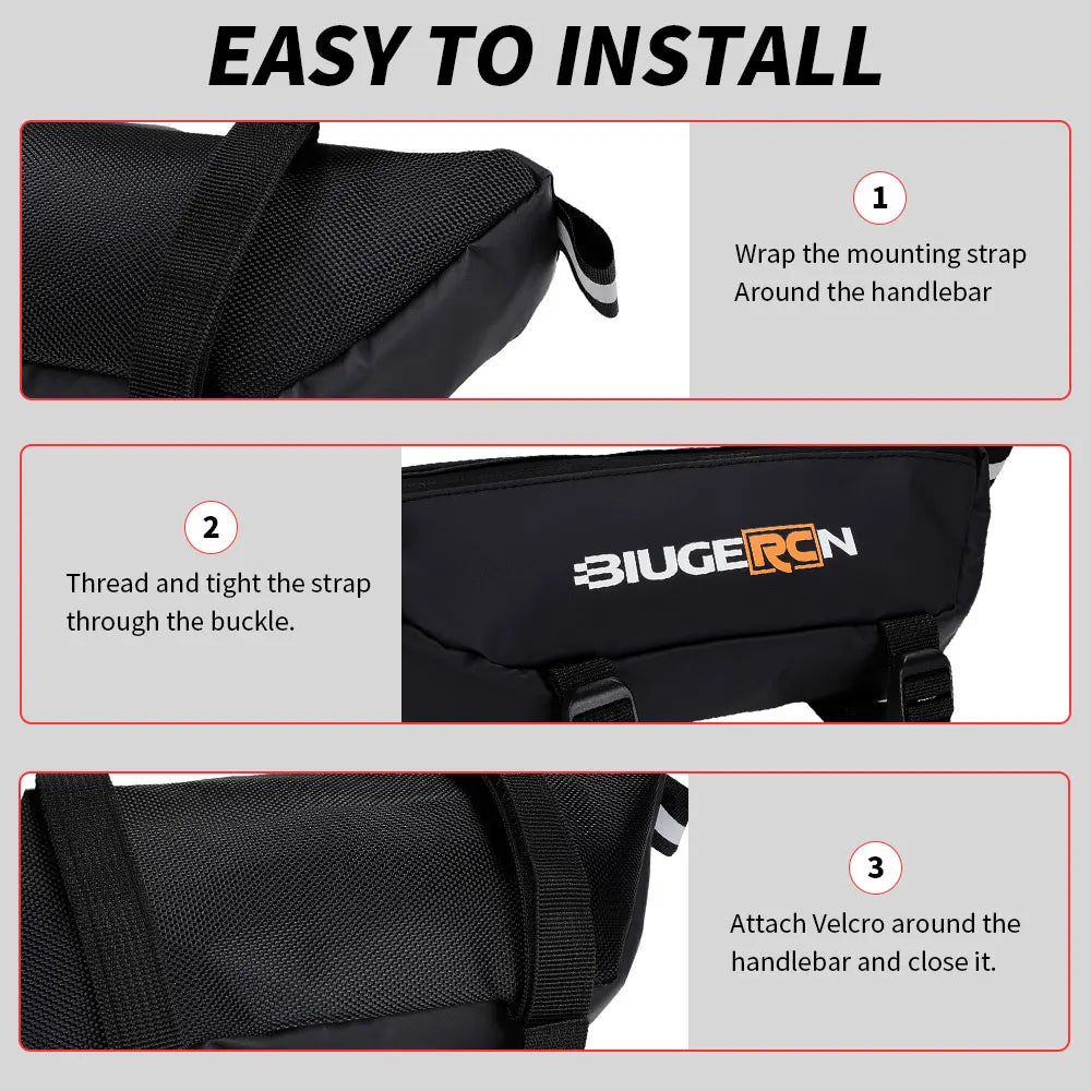 Vridezone Water-Resistant E-Bike Handlebar Organiser Bag