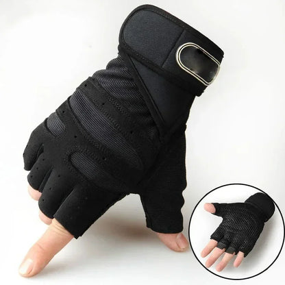 Vridezone Breathable Half-Finger E-Bike Gloves with Wrist Support
