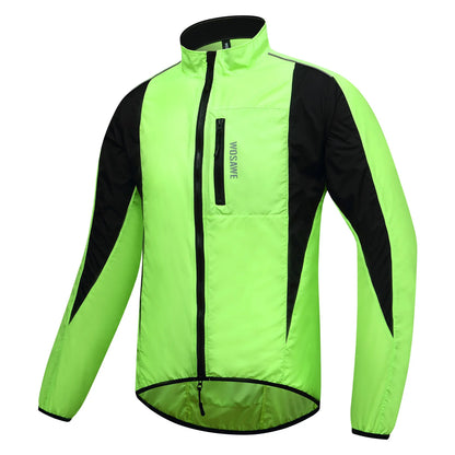 Vridezone Men’s Lightweight Reflective E-Bike Rain Jacket