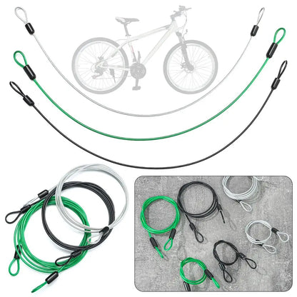 0.5/1/2Meters Bicycle Accessories Bicycle Lock Wire Cycling Strong Steel Cable Lock MTB Road Bike Lock Rope Anti-theft Security