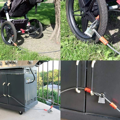 Vridezone 1.8 m Double-Loop E-Bike Security Cable