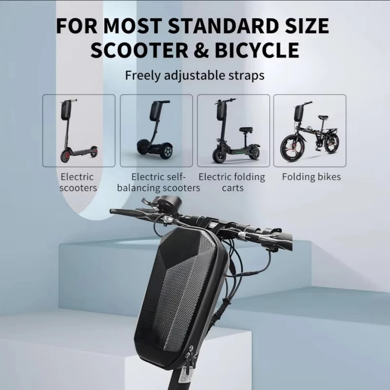 Vridezone Hard-Shell E-Bike Handlebar Storage Bag