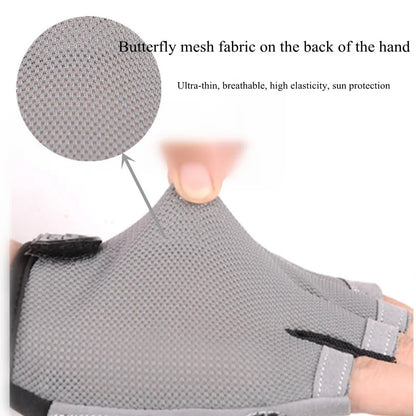 Vridezone Breathable Half-Finger E-Bike Cycling Gloves