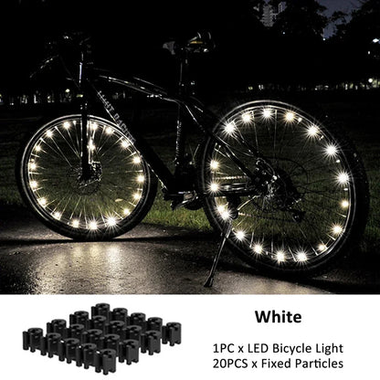 Vridezone IPX6 Colourful LED E-Bike Wheel Spoke Lights