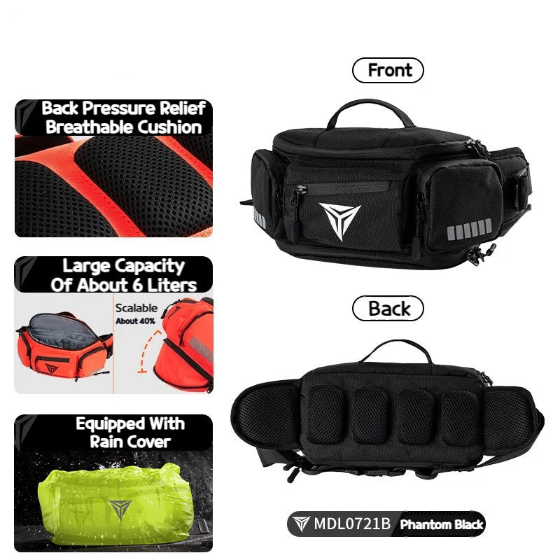 Vridezone Expandable Water-Resistant E-Bike Waist Bag