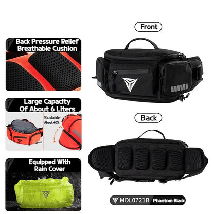 Vridezone Expandable Water-Resistant E-Bike Waist Bag