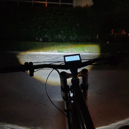 EBKE Ebike Electric Bicycle Headlight About 3500LUX 24V 36V 48V 52V 60V Compatible 6W E24 Aluminium Alloy