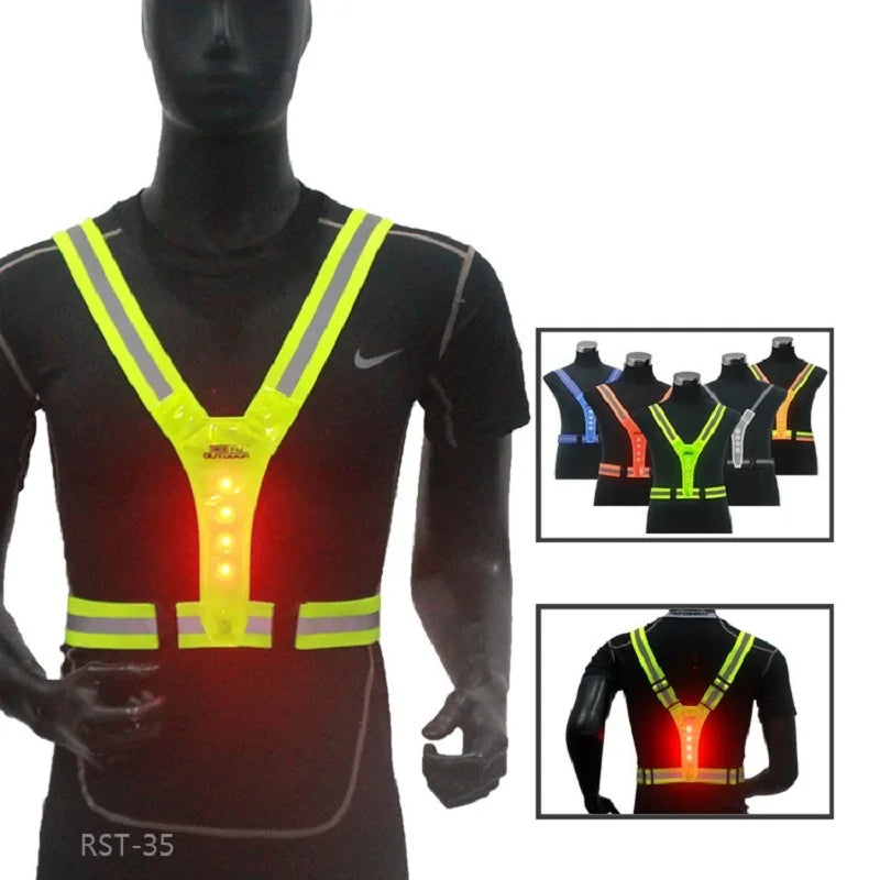 Vridezone LED Reflective E-Bike Visibility Vest with Armband