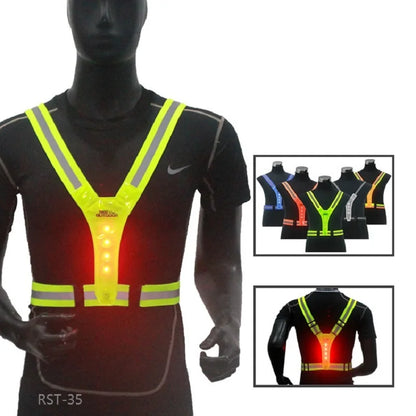 Vridezone LED Reflective E-Bike Visibility Vest with Armband