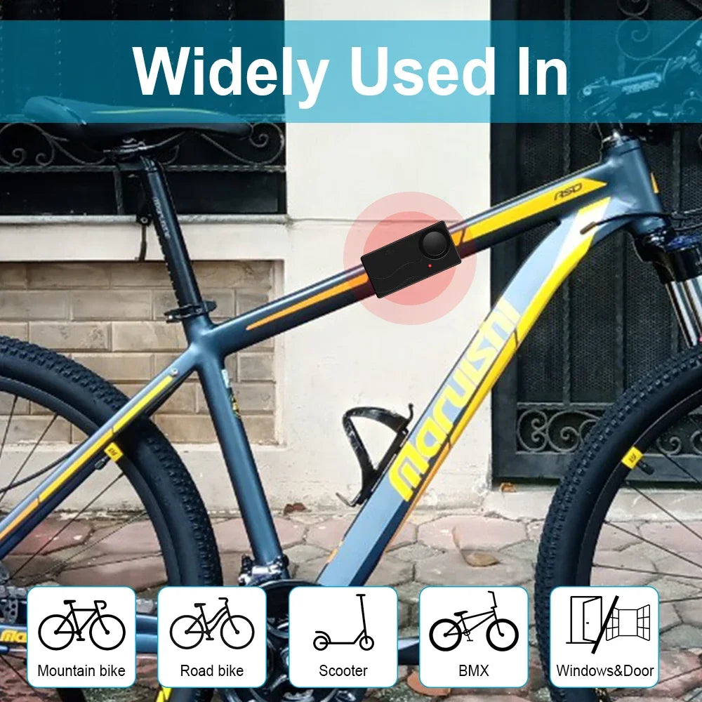 Vridezone 110 dB E-Bike Anti-Theft Vibration Alarm