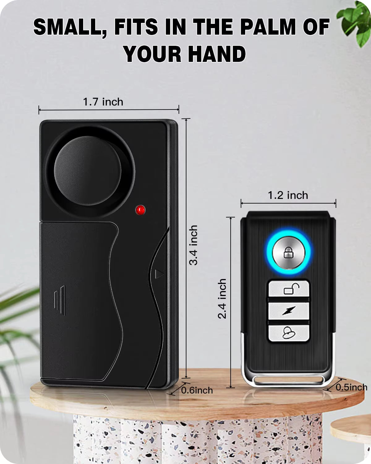 Vridezone 110 dB E-Bike Anti-Theft Vibration Alarm