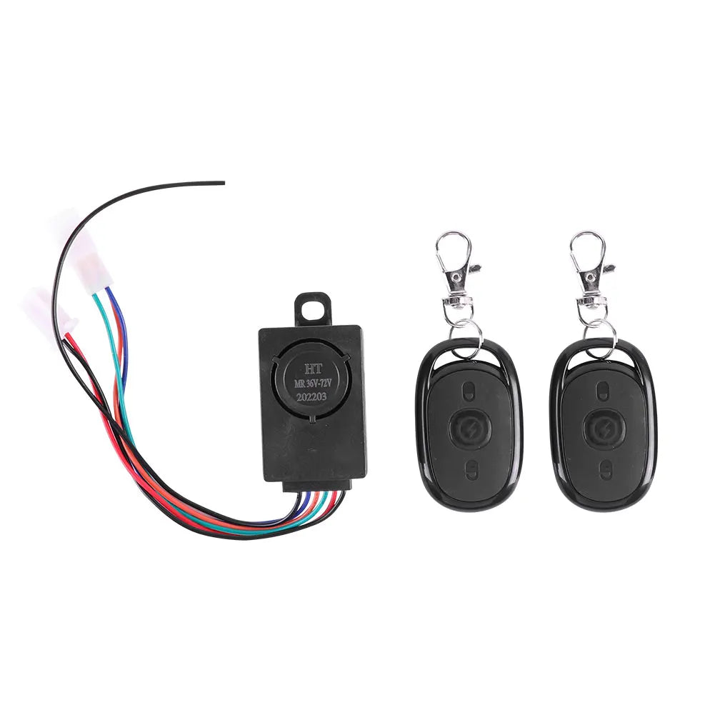 E-bike Alarm System Electric Scooter Security Anti Lost Remote Control Alert