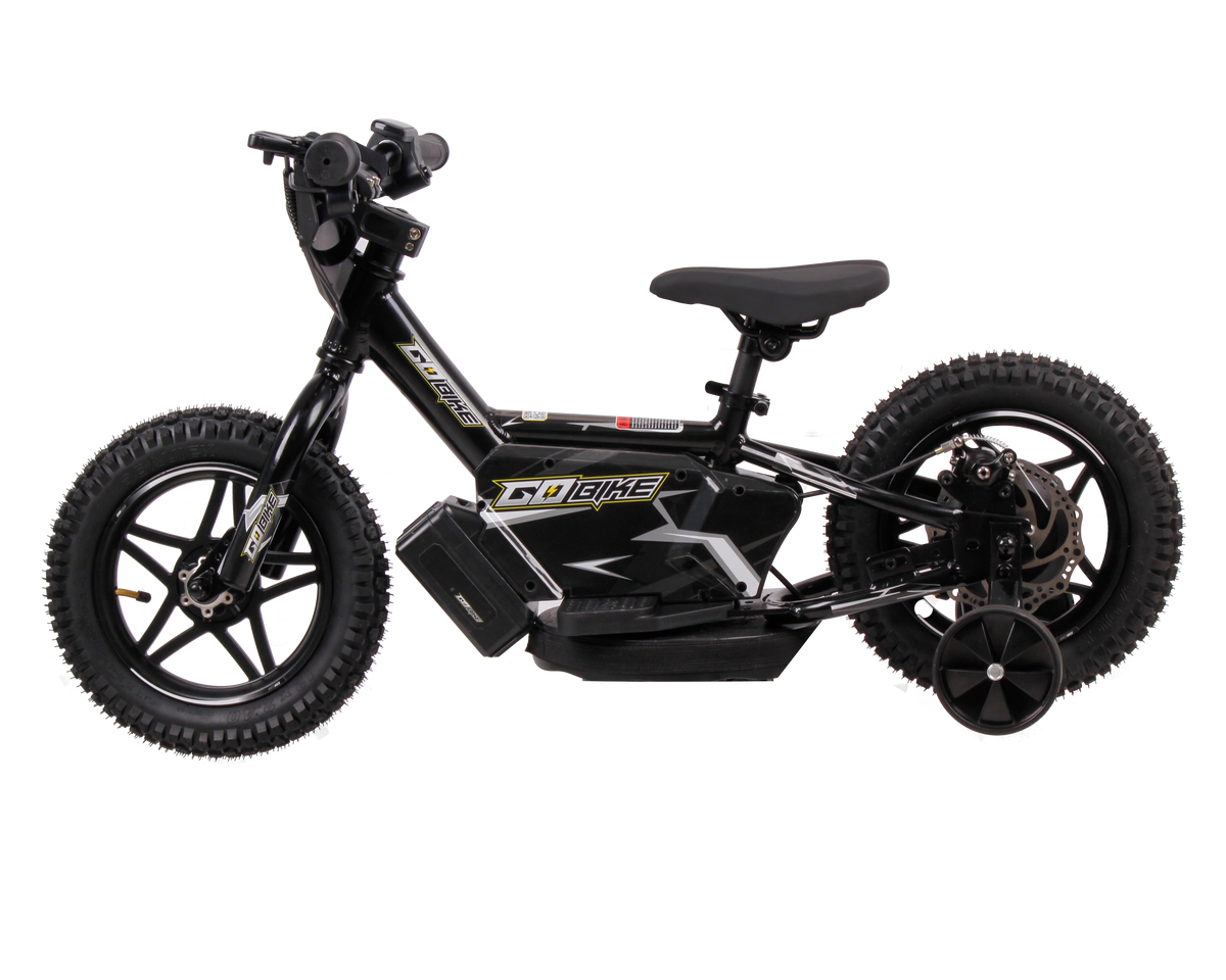 VrideZone 12 Inch Ebike for Kids With Training wheels – Perfect First Ride for Ages 1–5
