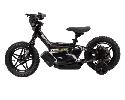 VrideZone 12 Inch Ebike for Kids With Training wheels – Perfect First Ride for Ages 1–5